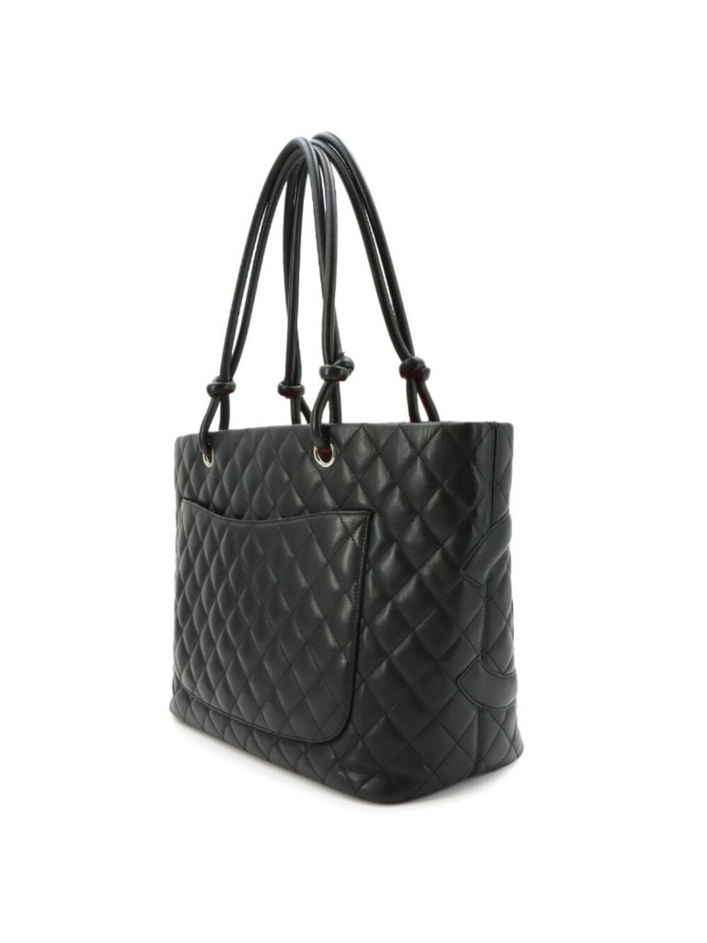Chanel Cambon Line Large Tote Calfskin Black - Picture 3 of 10
